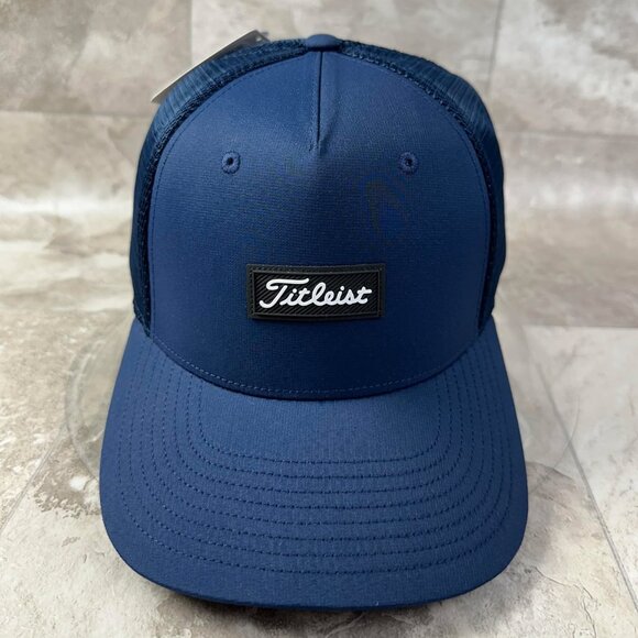 Titleist Monterey Fitted Hat Golf Cap Navy Black - New Pick Your Size! - Picture 6 of 15
